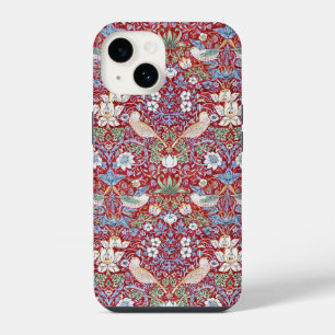 William Morris Textile Strawberry Thief iPhone 14 Case