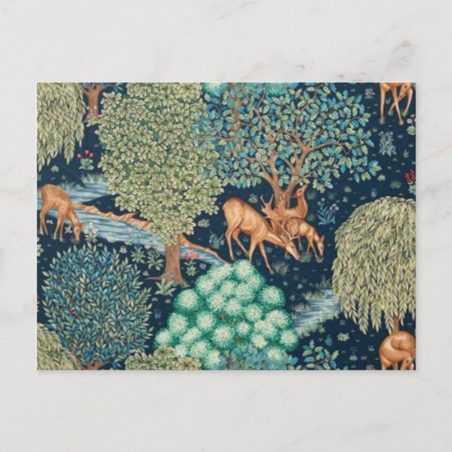 William Morris The Brook Postcard (Front)