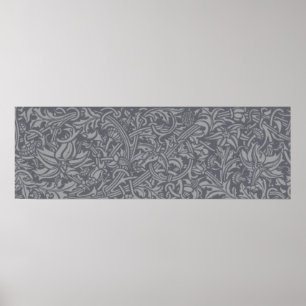 William Morris Thistle Floral Art Nouveau Pattern Poster