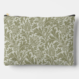 William Morris Thistle Sage Green Pattern Accessory Pouch