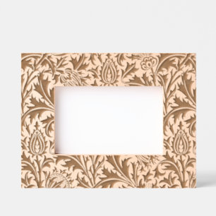 William Morris Thistle Sage Green Pattern Etched Frames