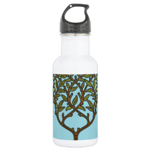 William Morris Tree Frieze Floral Wallpaper 532 Ml Water Bottle