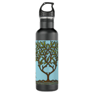 William Morris Tree Frieze Floral Wallpaper 710 Ml Water Bottle