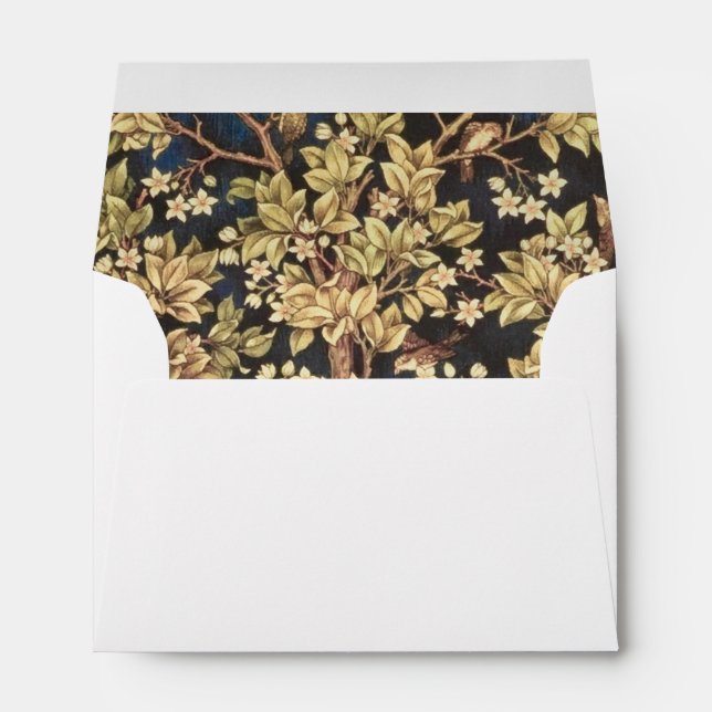 William Morris Tree Of Life Envelope (Back (Bottom))