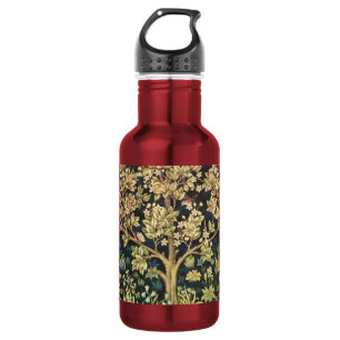William Morris Tree Of Life Floral Vintage Art 532 Ml Water Bottle