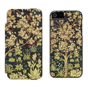 William Morris Tree Of Life Floral Vintage Art Incipio Watson™ iPhone 5 Wallet Case