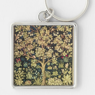 William Morris Tree Of Life Key Ring