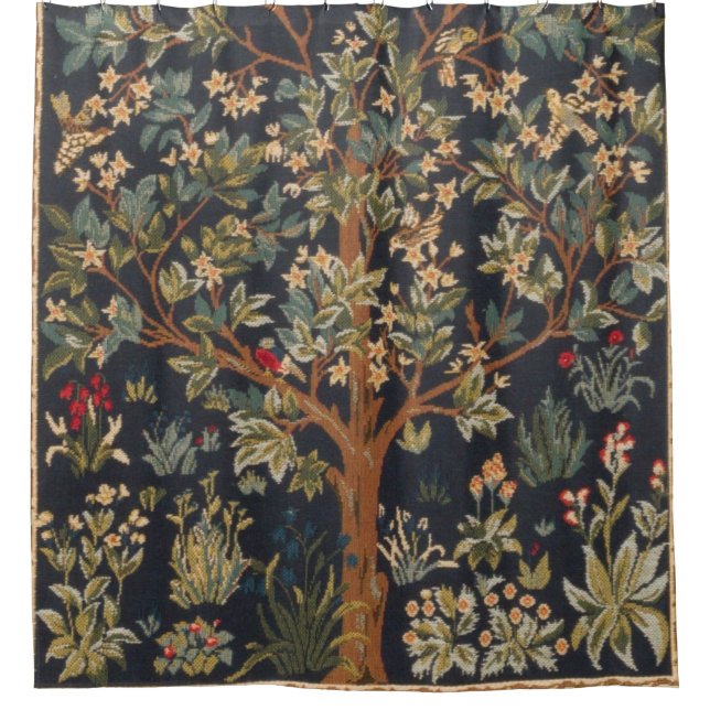 William Morris - Tree Of Life Original Shower Curtain (Front)