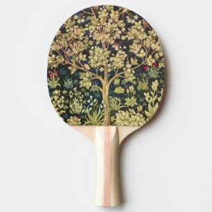 William Morris Tree Of Life Ping Pong Paddle