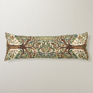 William Morris Tree Of Life Vintage Pre-Raphaelite Body Cushion