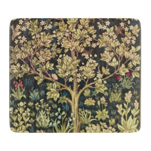 William Morris Tree Of Life Vintage Pre-Raphaelite Cutting Board