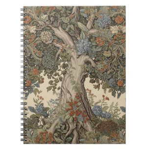 William Morris Tree Of Life Vintage Pre-Raphaelite Notebook