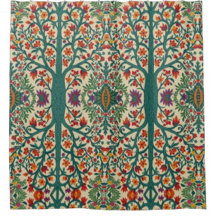 William Morris Tree Of Life Vintage Pre-Raphaelite Shower Curtain
