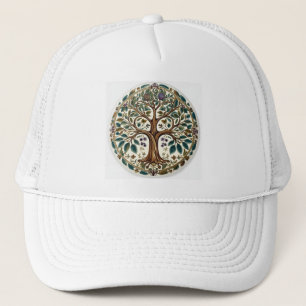 William Morris Tree Of Life Vintage Pre-Raphaelite Trucker Hat