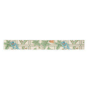 William Morris Trellis Victorian Wallpaper Satin Ribbon