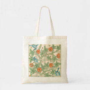 William Morris Trellis Victorian Wallpaper Tote Bag