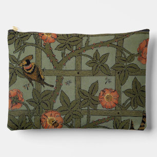 William Morris Trellis Wallpaper Art Accessory Pouch