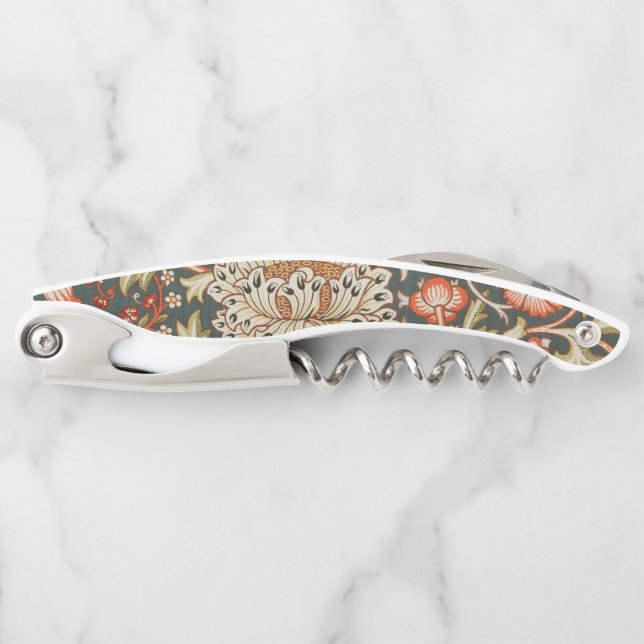 William Morris Trent Garden Flower Classic Botanic Corkscrew (Front)
