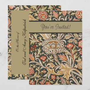 William Morris Trent Garden Flower Classic Botanic Invitation