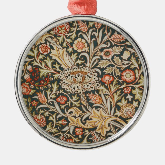 William Morris Trent Garden Flower Classic Botanic Metal Tree Decoration (Front)