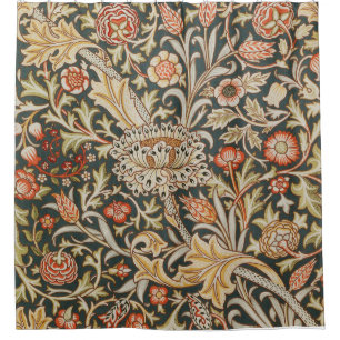 William Morris Trent Garden Flower Classic Botanic Shower Curtain