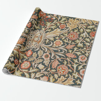 William Morris Trent Garden Flower Classic Botanic Wrapping Paper