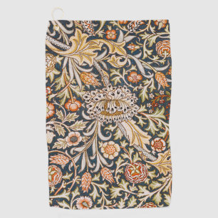 William Morris Trent Garden Flower Pattern Classic Golf Towel
