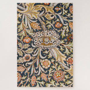 William Morris Trent Garden Flower Pattern Classic Jigsaw Puzzle