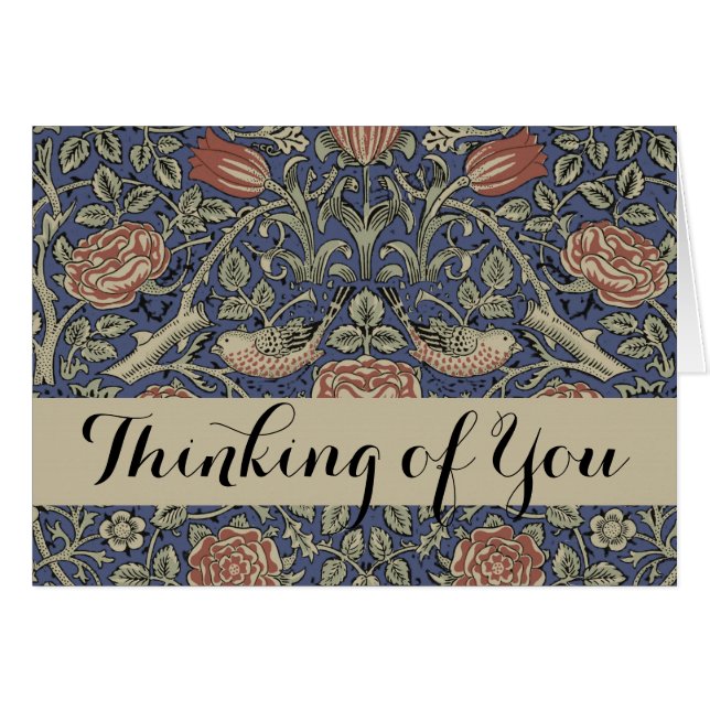 William Morris Tudor Rose Wallpaper (Front Horizontal)