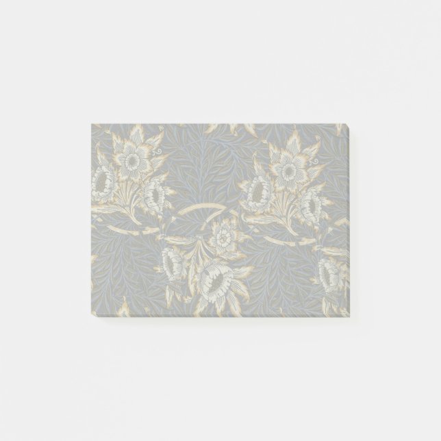 william morris tulip and willow tapestry pattern post-it notes (Front)