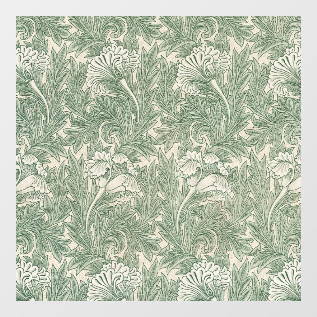 William Morris tulip wallpaper textile green (Sheet)