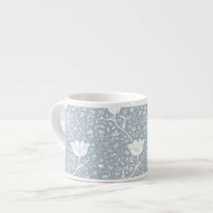 William Morris Tulips in White Pattern  Espresso Cup