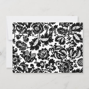 William Morris Venetian Damask Brocade Invitation