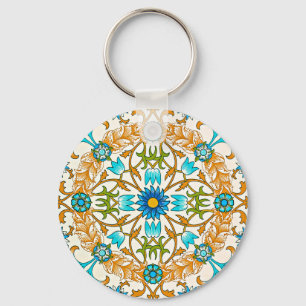 William Morris - Vine, famous pattern, Key Ring