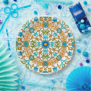 William Morris - Vine, famous pattern, Paper Plate
