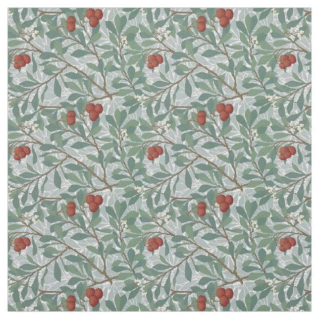 William Morris Vintage Arbutus Pattern Fabric (Swatch)