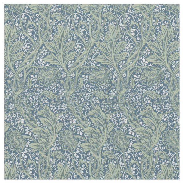 William Morris Vintage Arcadia Pattern Fabric (Close Up)