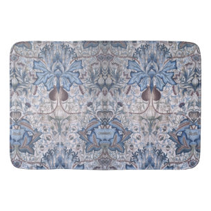 William Morris - Vintage Artichoke Flower Pattern Bath Mat