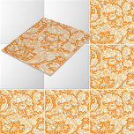 William Morris Vintage Bachelor's Button Pattern Tile<br><div class="desc">This is a digitally enhanced print derived from an antique Bachelor's Button floral pattern design by the company founded by William Morris. William Morris was a Victorian era poet, novelist, textile designer and an important figure of the British Arts and Crafts Movement. His designs had a mediaeval-inspired aesthetic and respect...</div>