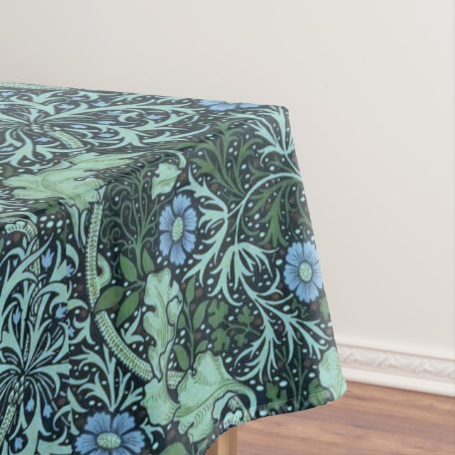 William Morris Vintage Beautiful Floral Pattern   Tablecloth (In Situ)
