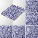 William Morris Vintage Bird & Anemone Pattern Tile<br><div class="desc">This is a digitally enhanced print derived from an antique birds and anemone pattern design by William Morris. William Morris was a Victorian era poet, novelist, textile designer and an important figure of the British Arts and Crafts Movement. His designs had a mediaeval-inspired aesthetic and respect for hand-craftsmanship and traditional...</div>