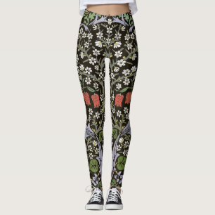 William Morris - Vintage Blackthorn Pattern Leggings