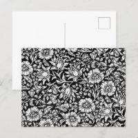 William Morris Vintage Blue Floral Pattern