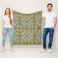 William Morris Vintage Blue Vine Seamless Pattern