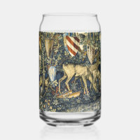 William Morris Vintage Deer & Shields Tapestry Art