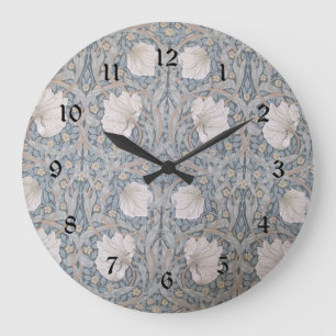 William Morris vintage design, Pimpernel Large Clock