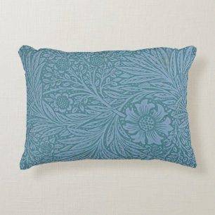 William Morris Vintage floral Blue Flowers Decorative Cushion