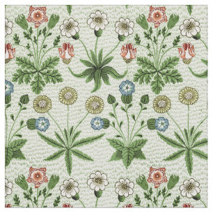 William Morris Vintage Floral Daisy Pattern Fabric