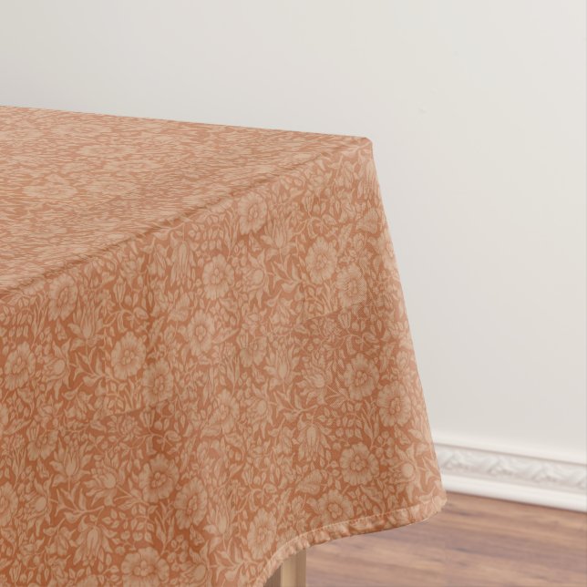 William Morris Vintage Floral Mallow Tablecloth (In Situ)