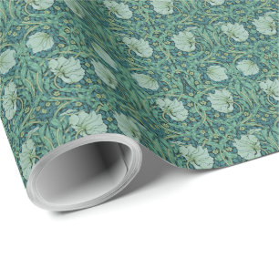 William Morris Vintage Floral Pattern Pimpernel Wrapping Paper